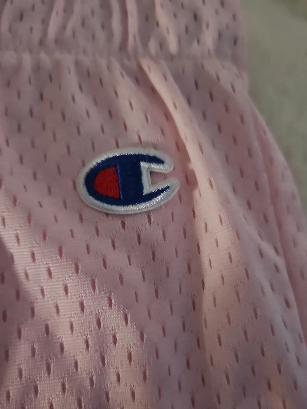 Champion Women's Pink Mesh Athletic Shorts
